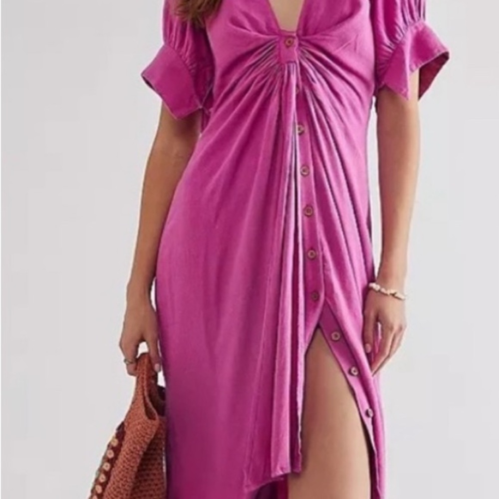 Free People Vintage Summer Midi Dress